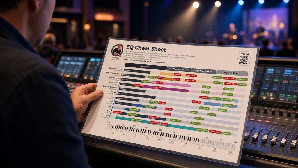 How to Use the EQ Cheat Sheet: Free EQ Frequency Chart | ProAudioEXP