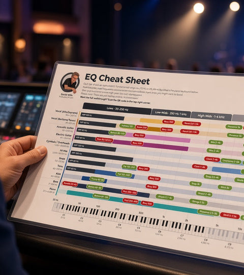 How to Use the EQ Cheat Sheet: Free EQ Frequency Chart | ProAudioEXP